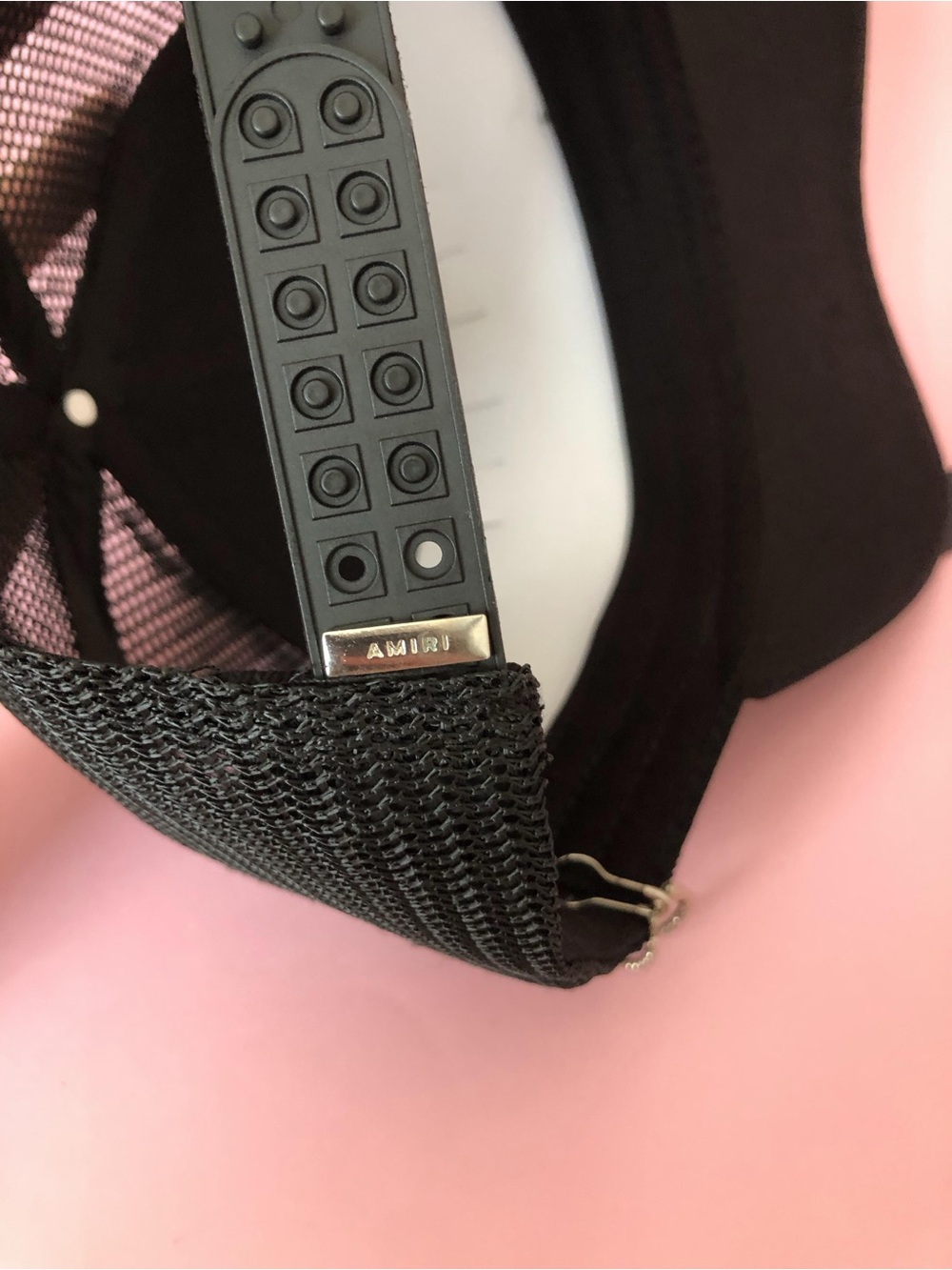 Amiri Black Trucker Hat with White Star Baseball Cap - Picture 9 of 13